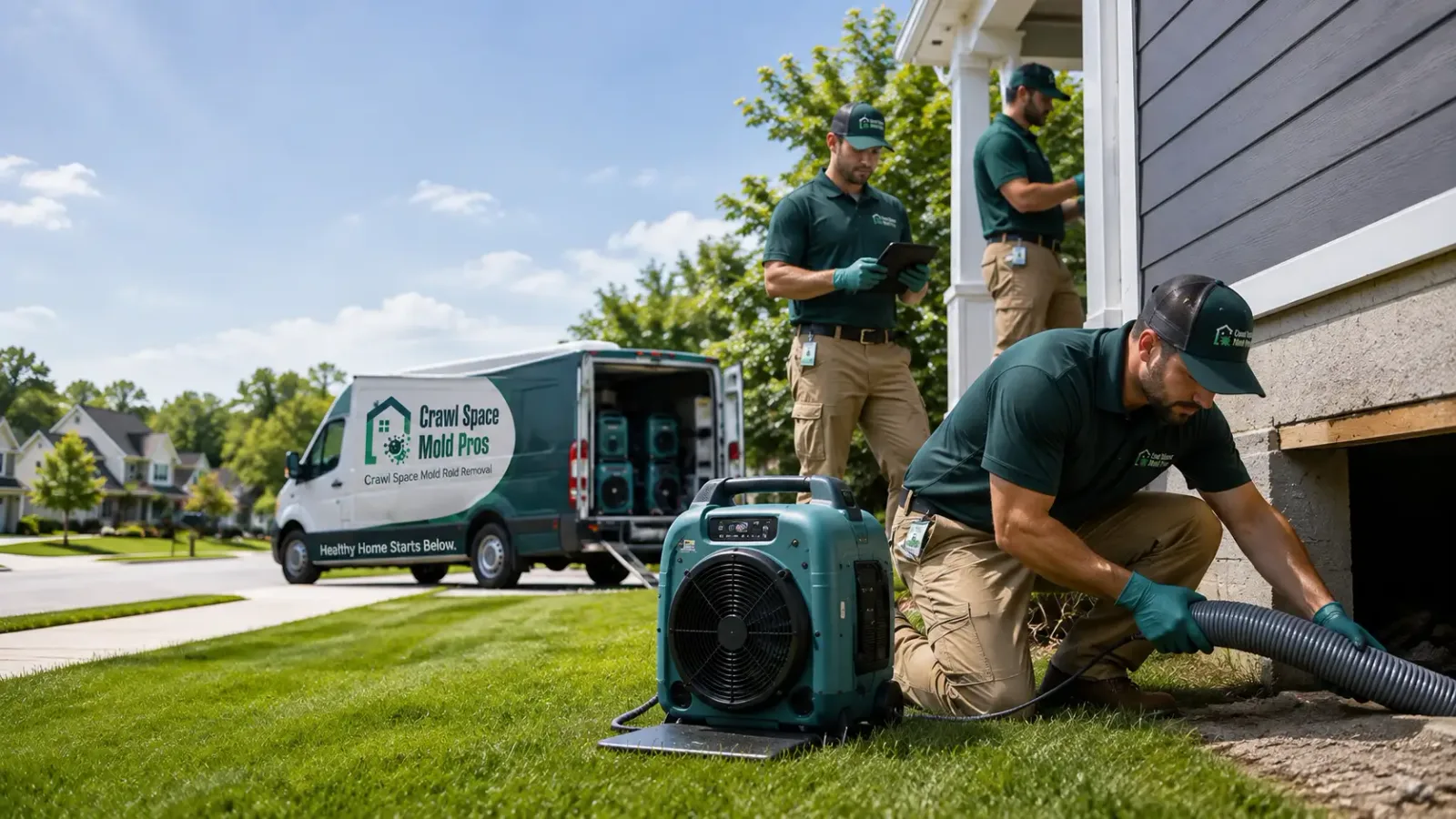 Crawl Space Mold Removal in Cloverdale, CA